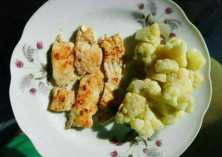 11 Resep: Chicken Steak Puzzle with Cauliflower Untuk Pemula!