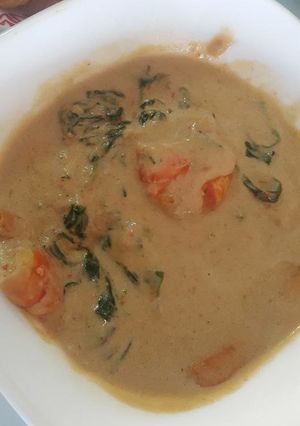 Foto resep Kangkung udang kuah santan