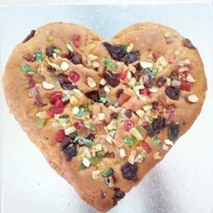 A picture of Dry fruit mawa cake.