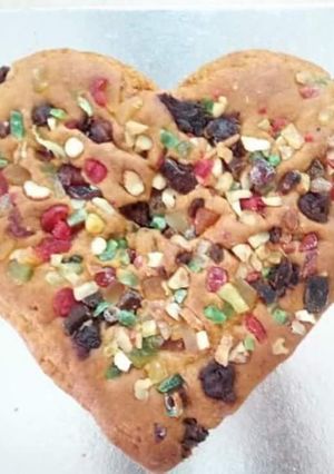 A picture of Dry fruit mawa cake.