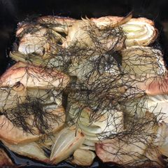 A picture of Roasted Fennel, Apple and Onion.