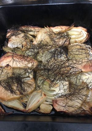 A picture of Roasted Fennel, Apple and Onion.