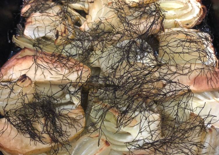 Step-by-Step Guide to Make Any-night-of-the-week Roasted Fennel, Apple and Onion