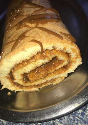 Una foto de Brazo gitano con dulce de leche