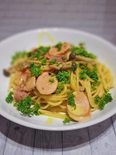 Foto resep Spaghetti alfredo