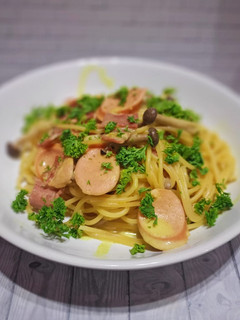 Foto resep Spaghetti alfredo