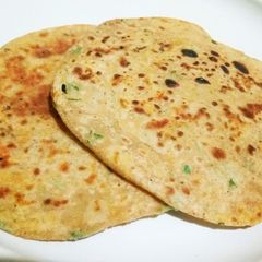 A picture of Methi (fenugreek) Masala Paratha.