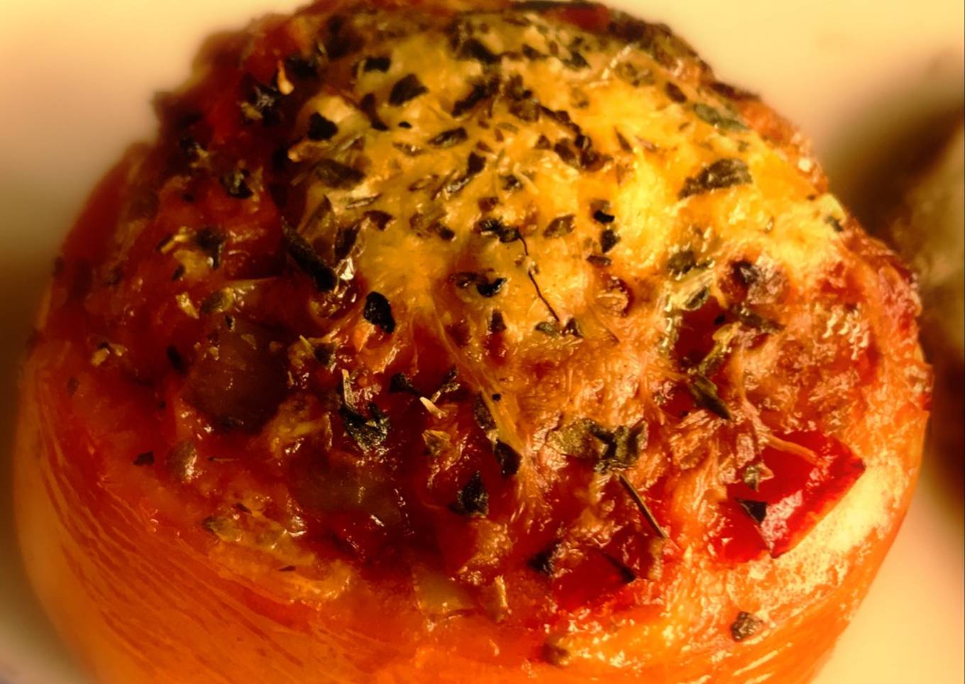 Tomate Relleno de Pisto