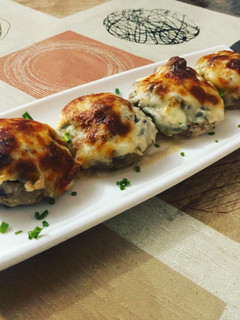 Una foto de Champiñones Rellenos