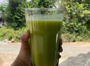Foto resep Jus Mix (Alpukat, Pisang, Melon, Yakult, Jeruk Nipis, Nanas, Apel) Slow Juicer