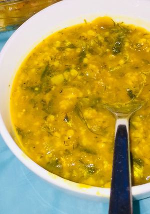 صورة لوصفة شوربه شوفان بالشبنت والبقدونس 🥦