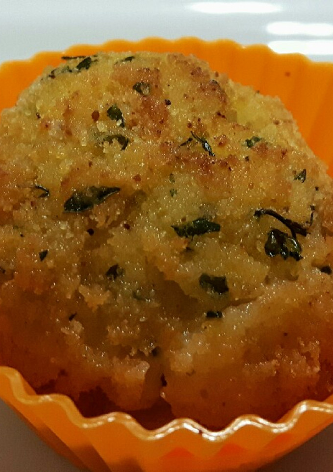 Una foto de Croqueta de berenjena y queso