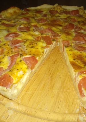 Una foto de Tarta Caprese