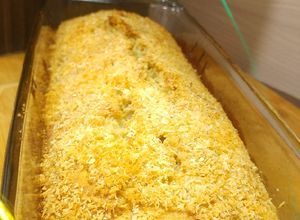 Una foto de 🍣 Budín integral con manzana y avena 🍎