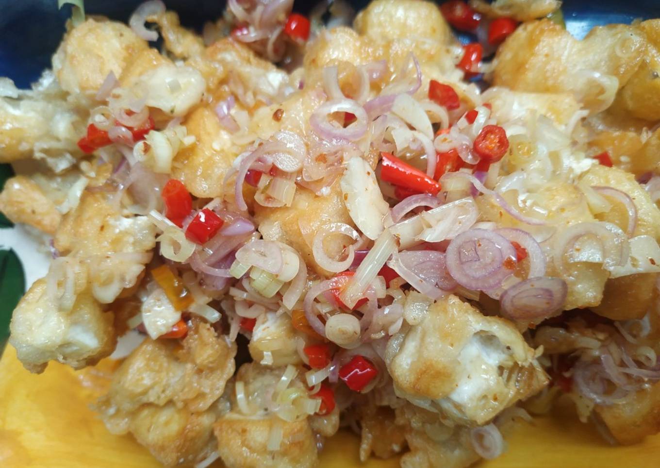 Malam sambal tahu ringan