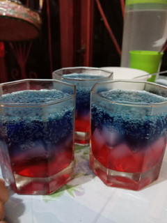Foto resep Es soda biru