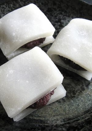 A picture of Soft Sweet Mochi made with ‘Shiratamako’ Flour.