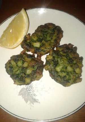 Una foto de Buñuelos de espinaca