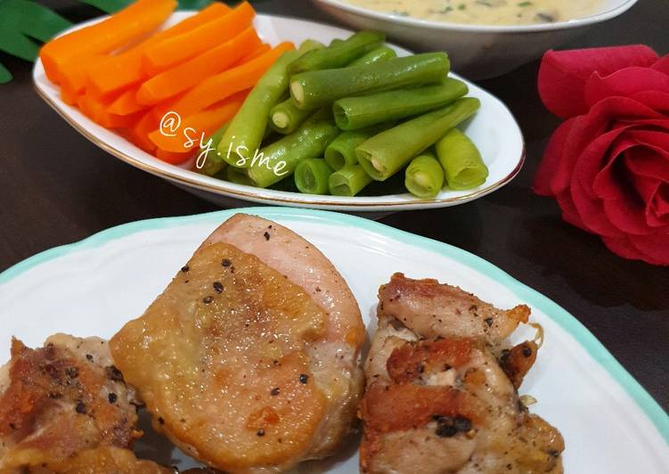 Resep Ayam Susu Jamur Lezat