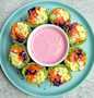 Wajib coba! Bagaimana cara bikin Rainbow Salad Roll with Pink Sauce dijamin sempurna