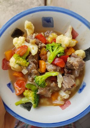 A picture of Pork sauce.