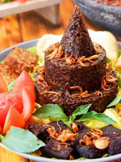 Foto resep Nasi bumbu rawon