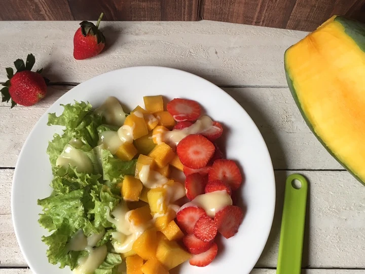 Cara Gampang Membuat Resep  Simple Salad yang Enak Banget, Bisa Manjain Lidah