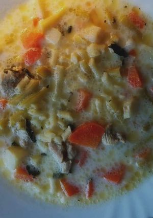 Tárkonyos raguleves recept fotója
