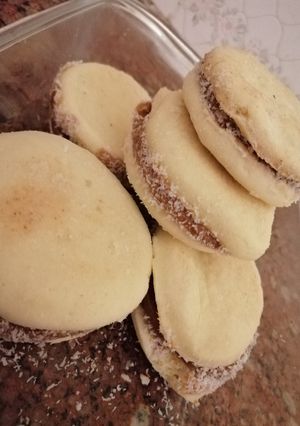 Una foto de Alfajores de maicena (con aceite)