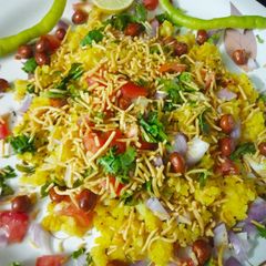 A picture of Steamed poha.