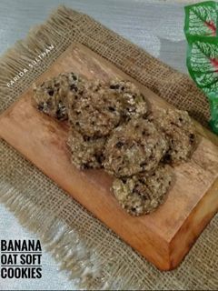 Foto resep Banana Oats Soft Cookies