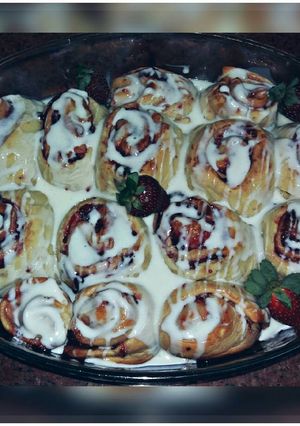 صورة لوصفة 🍓strawberry rolls🍓🍓لفائف الفروله 🍓