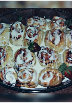 صورة لوصفة 🍓strawberry rolls🍓🍓لفائف الفروله 🍓