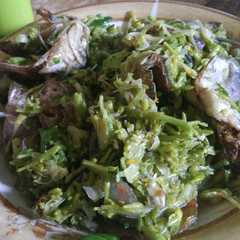 Tumis bunga pepaya ikan asin রেসিপির প্রধান ছবি