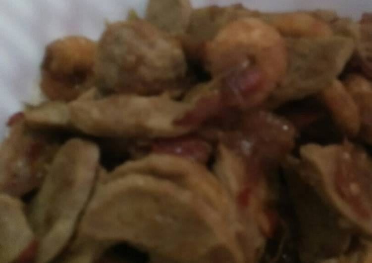 Bakso udang pedas manis