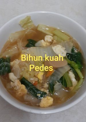 Foto resep 13. Bihun kuah pedas