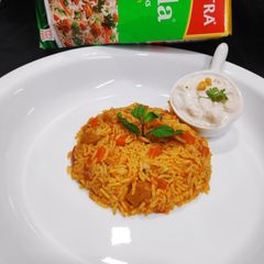A picture of Soya pulao.
