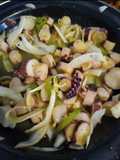 Ceviche de pulpo al coco