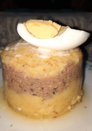 Una foto de Causa Limeña (muy refrescante y sabrosa)