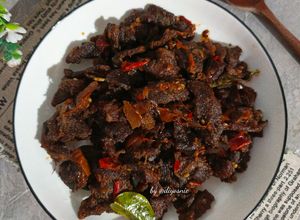 Foto resep Dendeng Daging Sapi Balado Pedas Enak #630