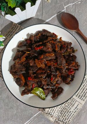 Foto resep Dendeng Daging Sapi Balado Pedas Enak #630