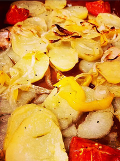 Una foto de Patatas panaderas
