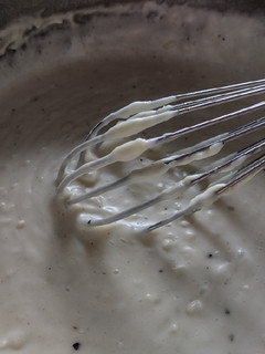 Una foto de Bechamel o salsa blanca