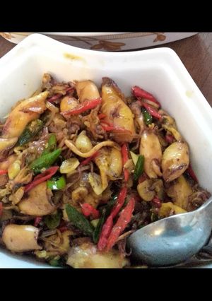 Foto resep Cumi Oseng kecap pedas