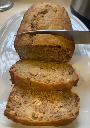 صورة لوصفة رغيف الموز banana bread