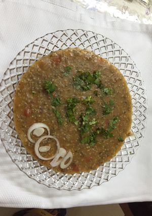 A picture of BajraMothKhichadi.
