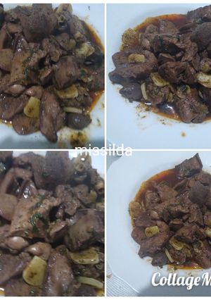 صورة لوصفة كبدة بالصوص