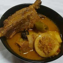 A picture of Mutton stew.