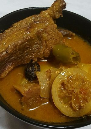 A picture of Mutton stew.