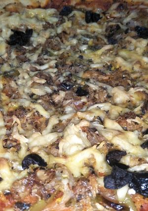 صورة لوصفة بيتزا هت بدون دلك 🍕